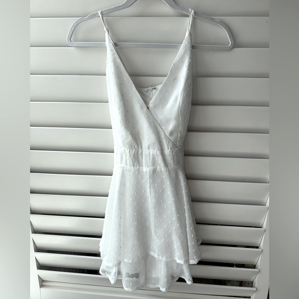 White dotted Impeccable Pig romper